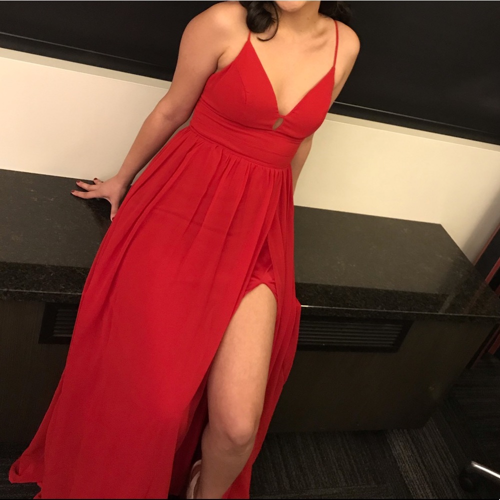 Red dress